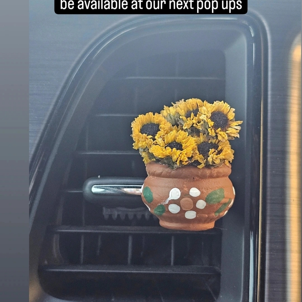 Mini Maceta Car vent bouquet